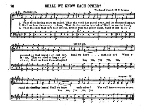Gospel Echoes: A Choice Collection of Songs for Use in the Sunday-School, Prayer and Praise Meetings, and the Home Circle page 74
