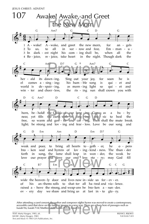 Glory to God: the Presbyterian Hymnal page 177