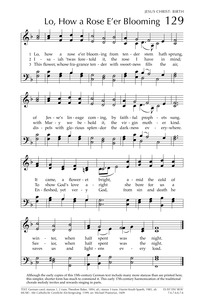 Lo, How a Rose E'er Blooming | Hymnary.org