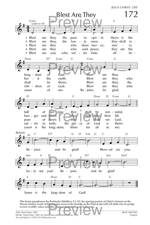 Glory to God: the Presbyterian Hymnal page 249
