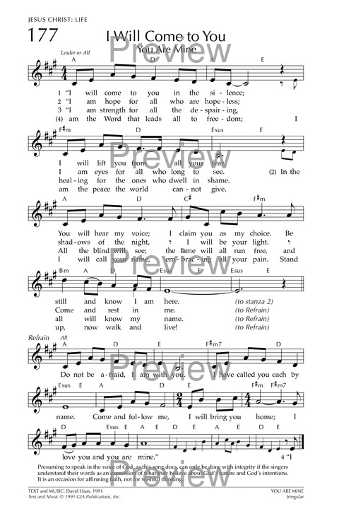 Glory to God: the Presbyterian Hymnal page 256