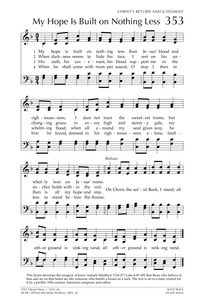 My Hope Is Built On Nothing Less Hymnary Org