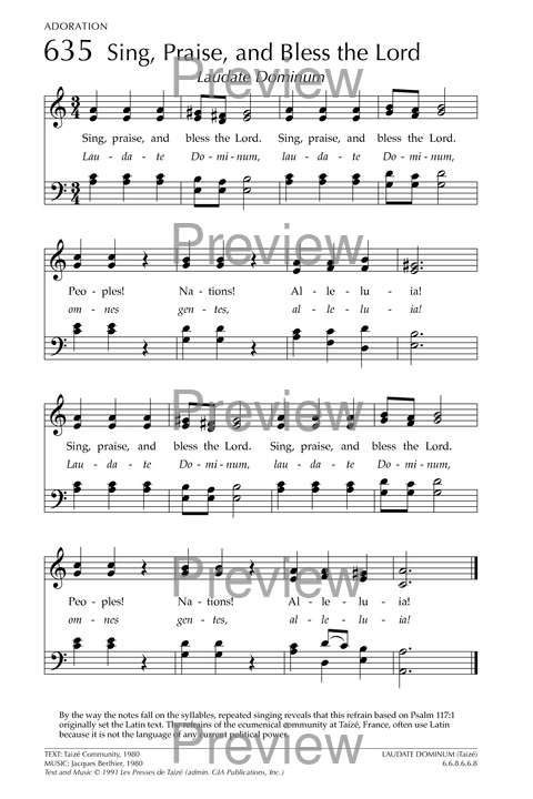 Glory to God: the Presbyterian Hymnal page 797