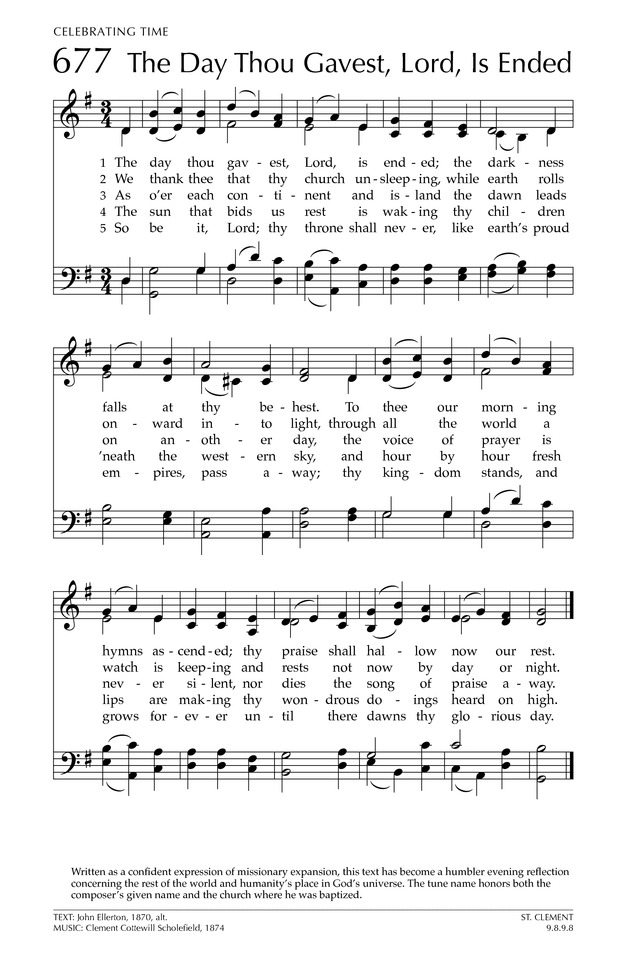 Glory to God: the Presbyterian Hymnal page 845