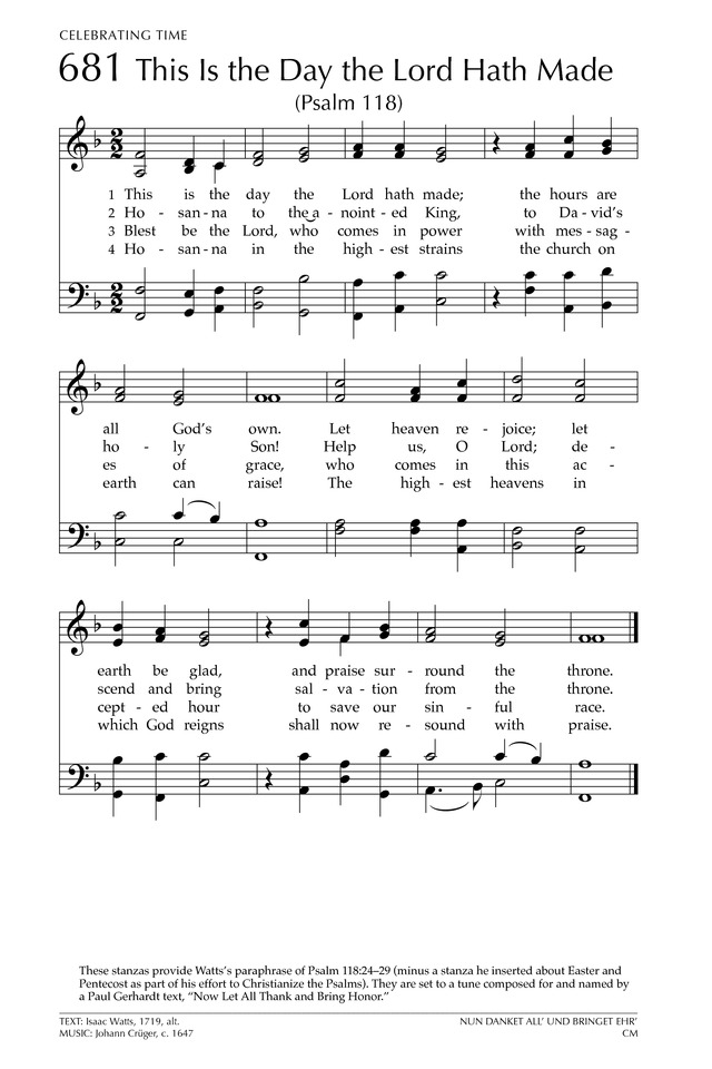 Glory to God: the Presbyterian Hymnal page 849
