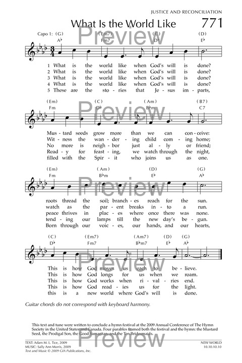 Glory to God: the Presbyterian Hymnal page 955