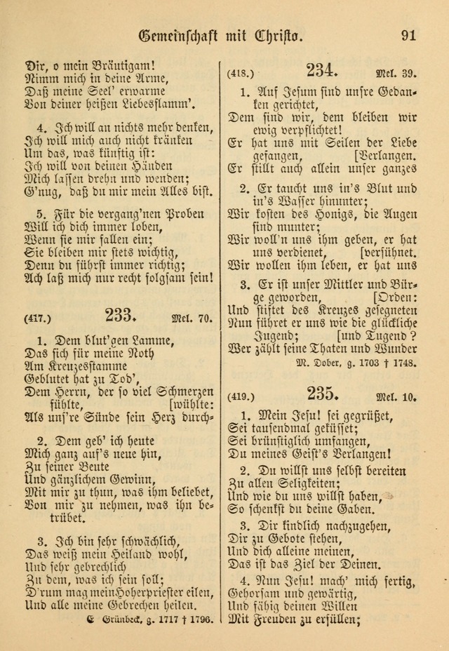 Gesangbuch der Evangelischen Brüdergemeinen in Nord Amerika (Neue vermehrte Aufl.) page 215