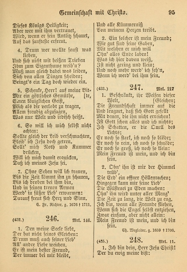 Gesangbuch der Evangelischen Brüdergemeinen in Nord Amerika (Neue vermehrte Aufl.) page 219