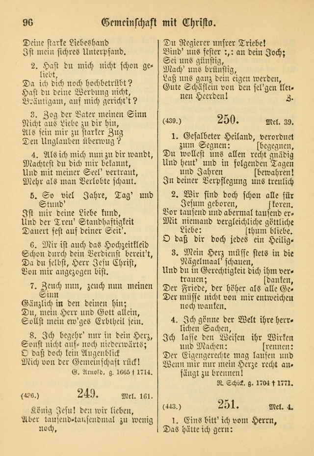 Gesangbuch der Evangelischen Brüdergemeinen in Nord Amerika (Neue vermehrte Aufl.) page 220