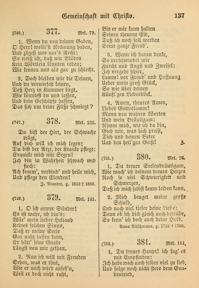 Gesangbuch der Evangelischen Brüdergemeinen in Nord Amerika (Neue vermehrte Aufl.) page 261