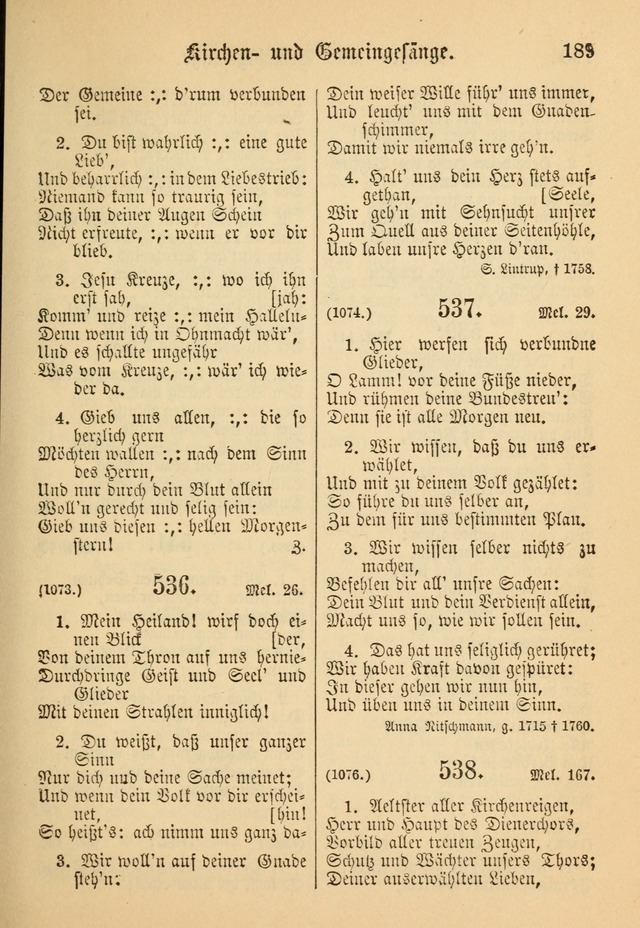 Gesangbuch der Evangelischen Brüdergemeinen in Nord Amerika (Neue vermehrte Aufl.) page 313