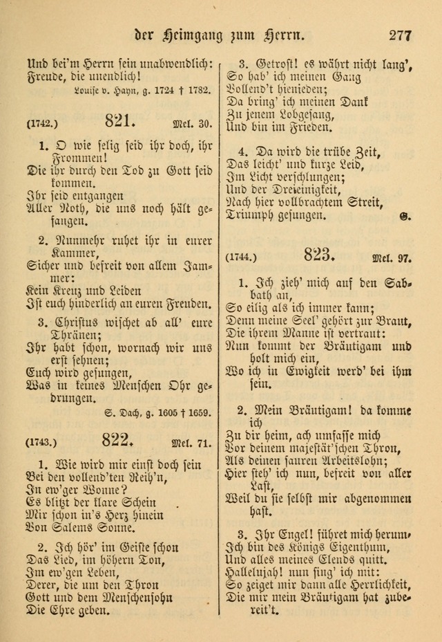 Gesangbuch der Evangelischen Brüdergemeinen in Nord Amerika (Neue vermehrte Aufl.) page 401