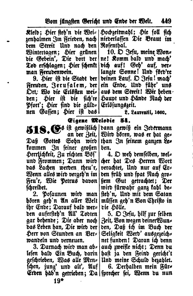 Gesangbuch für Gemeinden des Evangelisch-Lutherischen Bekenntnisses  page 451