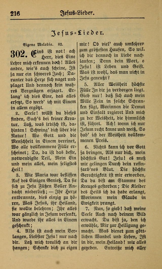Gesangbuch für Gemeinden des Evangelisch-Lutherischen Bekenntnisses (14th ed.) page 216