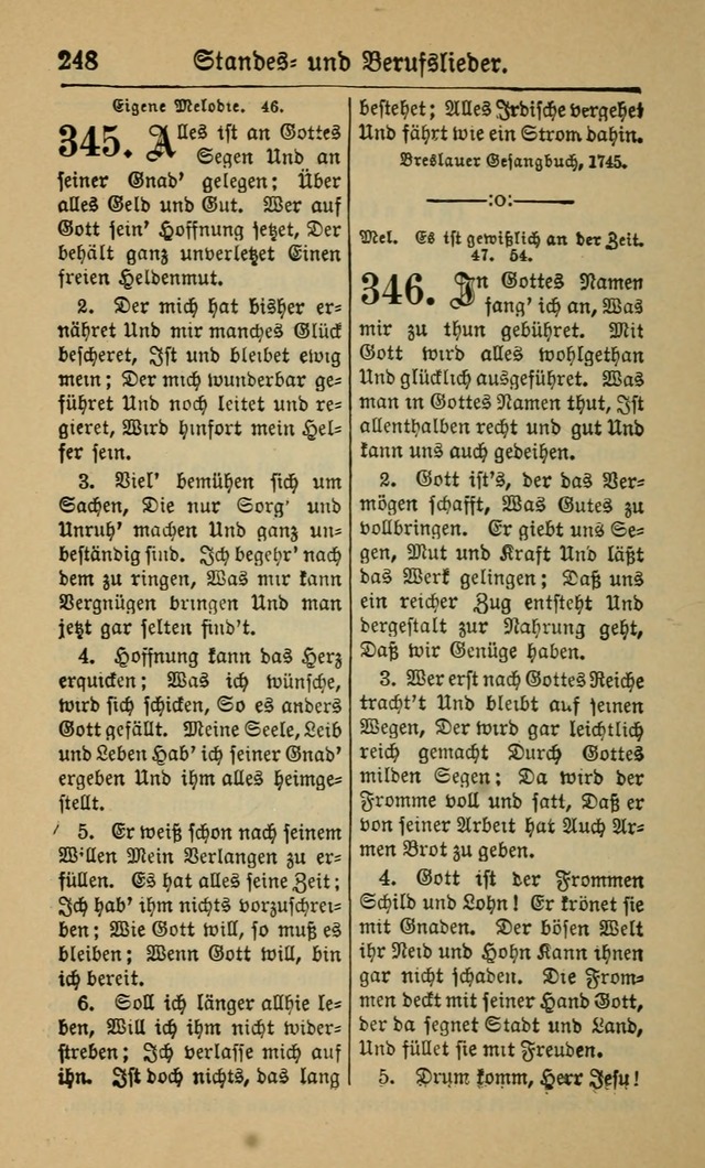 Gesangbuch für Gemeinden des Evangelisch-Lutherischen Bekenntnisses (14th ed.) page 248