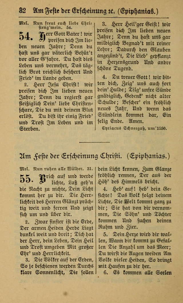 Gesangbuch für Gemeinden des Evangelisch-Lutherischen Bekenntnisses (14th ed.) page 32