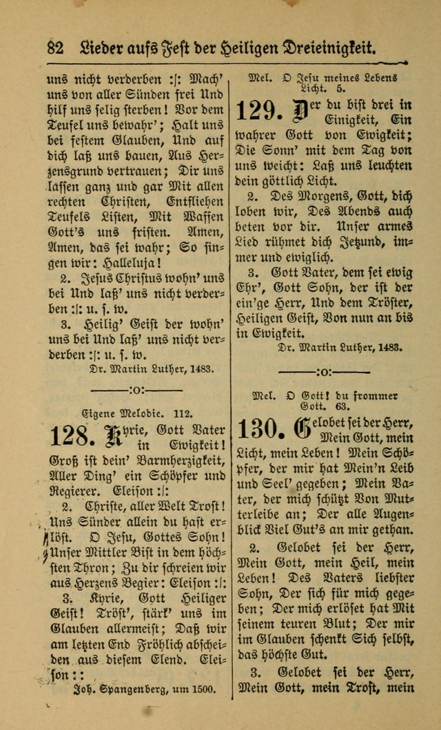 Gesangbuch für Gemeinden des Evangelisch-Lutherischen Bekenntnisses (14th ed.) page 82