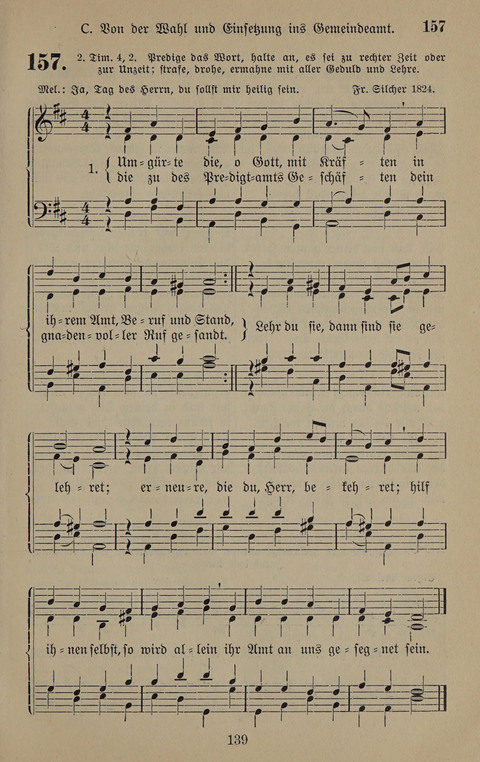 Gesangbuch: zum gottesdienstlichen und häuslichen Gebrauch in Evangelischen Mennoniten-Gemeinden (3rd ed.) page 139