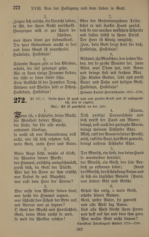 Gesangbuch: zum gottesdienstlichen und häuslichen Gebrauch in Evangelischen Mennoniten-Gemeinden (3rd ed.) page 242