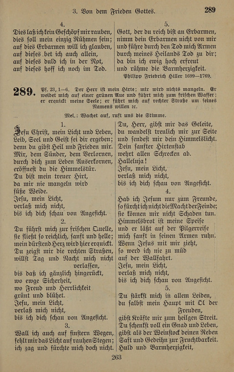 Gesangbuch: zum gottesdienstlichen und häuslichen Gebrauch in Evangelischen Mennoniten-Gemeinden (3rd ed.) page 263