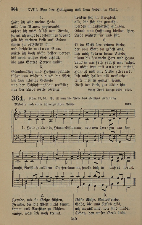 Gesangbuch: zum gottesdienstlichen und häuslichen Gebrauch in Evangelischen Mennoniten-Gemeinden (3rd ed.) page 340