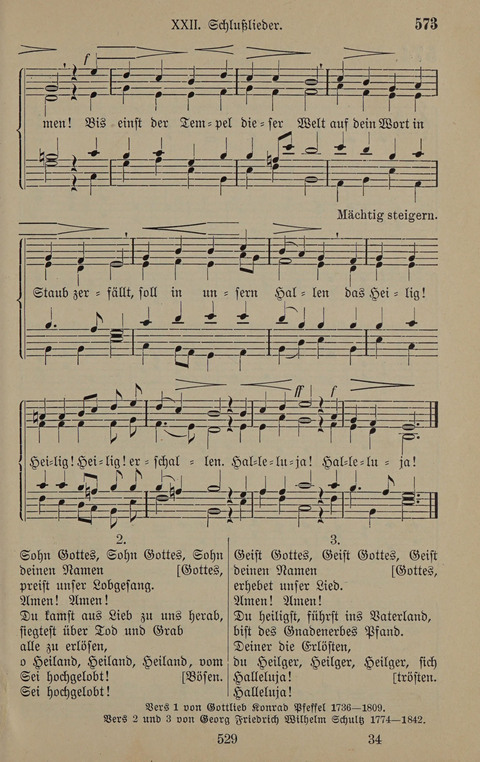 Gesangbuch: zum gottesdienstlichen und häuslichen Gebrauch in Evangelischen Mennoniten-Gemeinden (3rd ed.) page 529