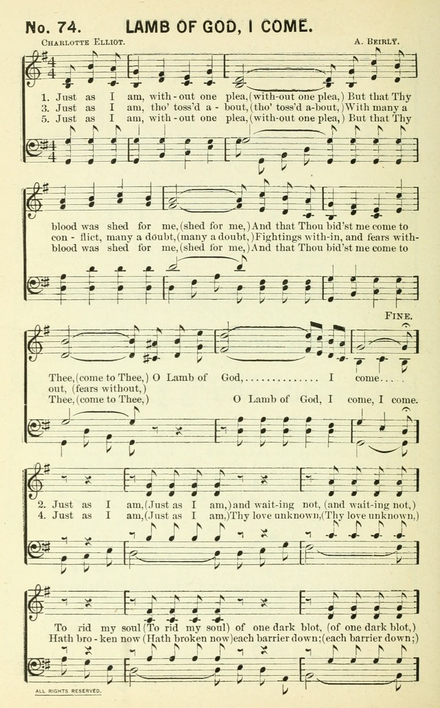 Golden Grain: No. 1: for Sabbath schools, gospel meetings, etc. page 74