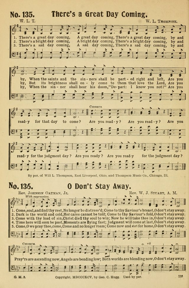 Gospel Gems Number 1 : One Hundred Eighty Sacred Selections for Religious Meetings page 108