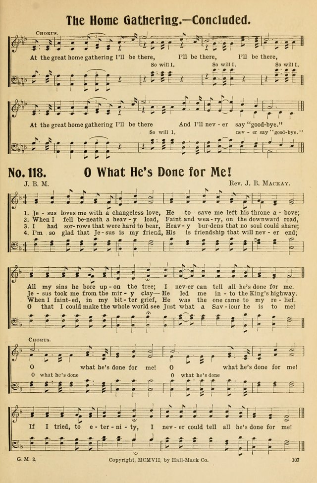 Gospel Gems Number 1 : One Hundred Eighty Sacred Selections for Religious Meetings page 97