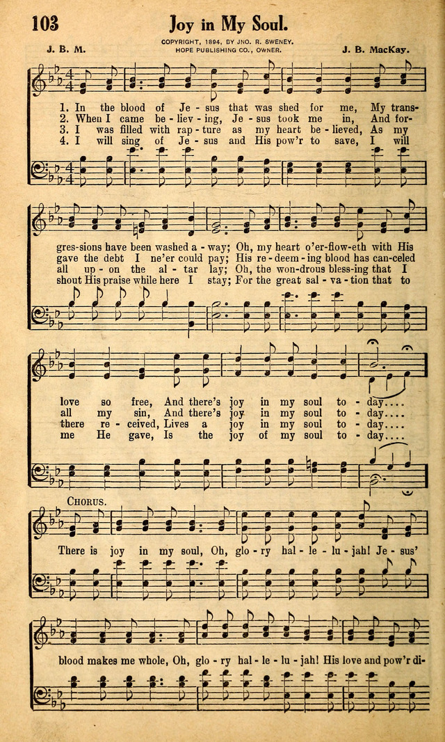 Great Gospel Songs page 102