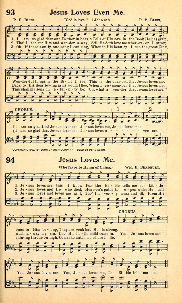 Great Gospel Songs page 93
