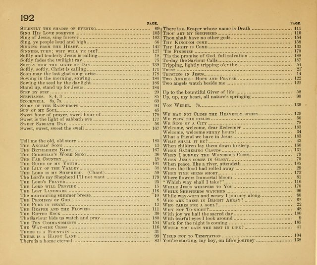 Garnered Gems: of Sunday School Song page 192