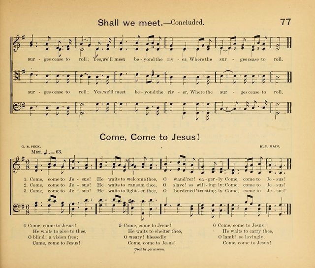 Garnered Gems: of Sunday School Song page 75