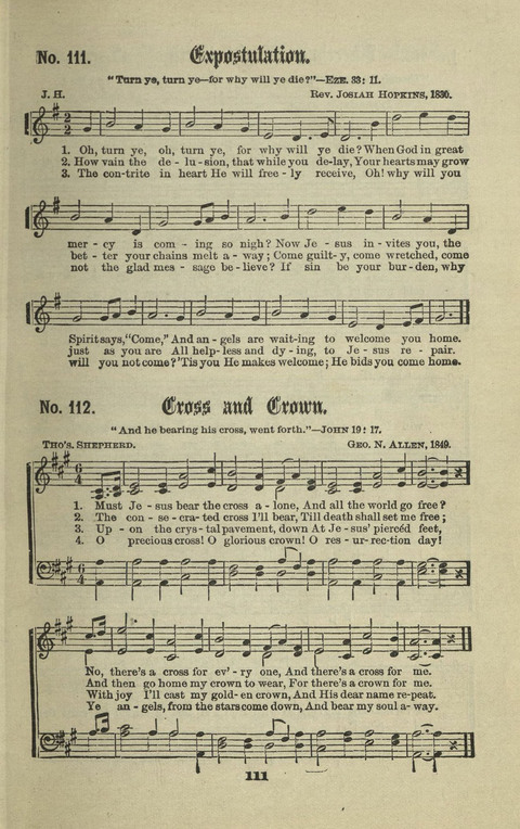 Gospel Hymns Nos. 1 to 6 page 111