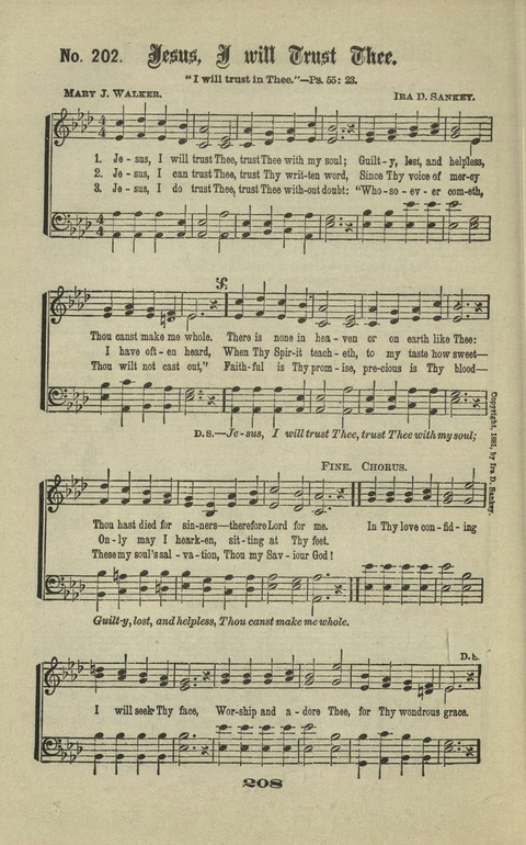 Gospel Hymns Nos. 1 to 6 page 208