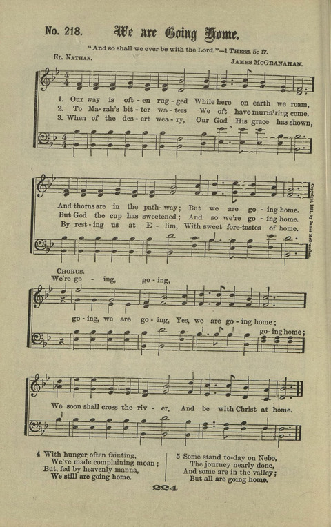 Gospel Hymns Nos. 1 to 6 page 224