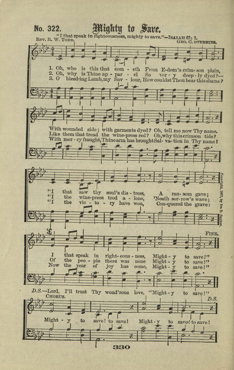 Gospel Hymns Nos. 1 to 6 page 330