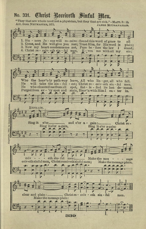 Gospel Hymns Nos. 1 to 6 page 339