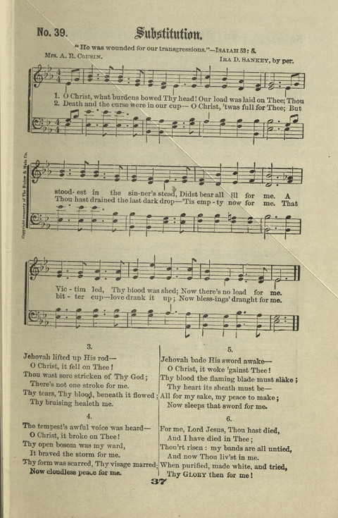 Gospel Hymns Nos. 1 to 6 page 37