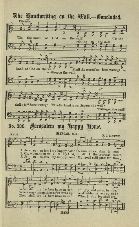 Gospel Hymns Nos. 1 to 6 page 391