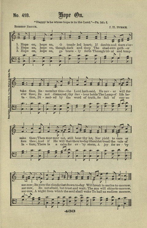 Gospel Hymns Nos. 1 to 6 page 433