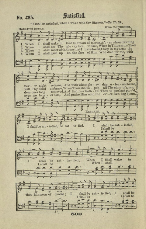 Gospel Hymns Nos. 1 to 6 page 500