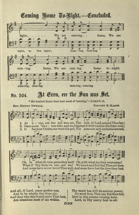 Gospel Hymns Nos. 1 to 6 page 519