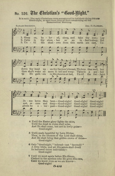 Gospel Hymns Nos. 1 to 6 page 542