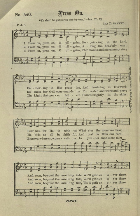 Gospel Hymns Nos. 1 to 6 page 556