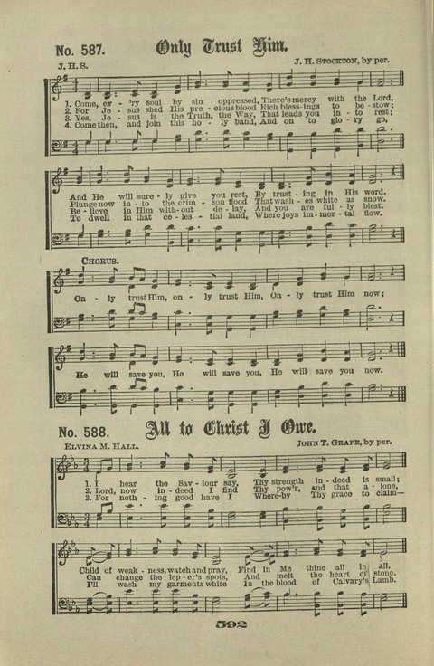 Gospel Hymns Nos. 1 to 6 page 592