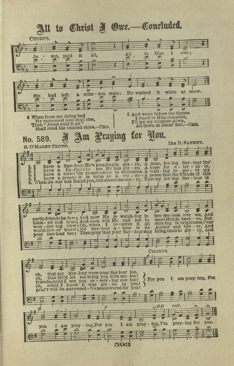 Gospel Hymns Nos. 1 to 6 page 593