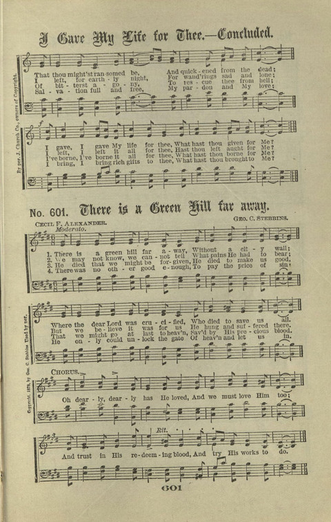 Gospel Hymns Nos. 1 to 6 page 601