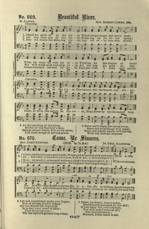 Gospel Hymns Nos. 1 to 6 page 647