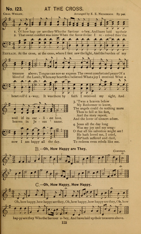 Glad Hallelujahs: replete with sacred songs page 123